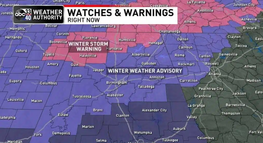 Winter storm warning