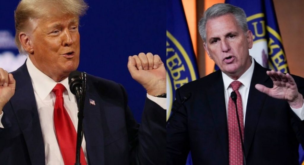 McCarthy and Trump