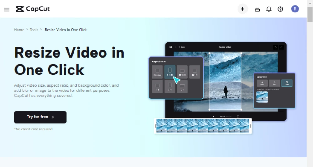 resize video in one click
