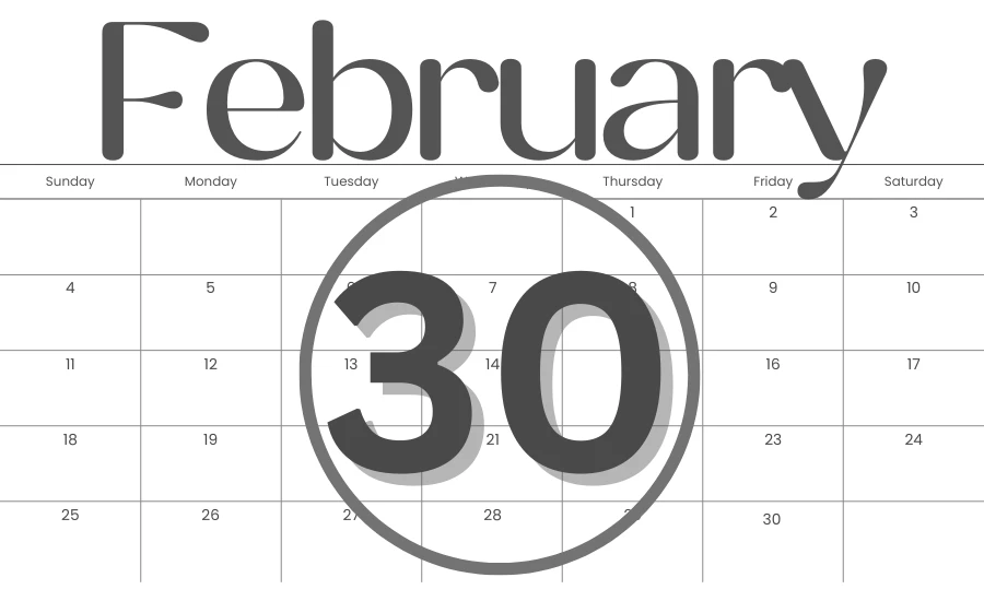 30th February