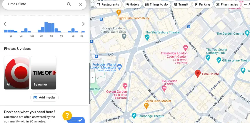 Google Map Search