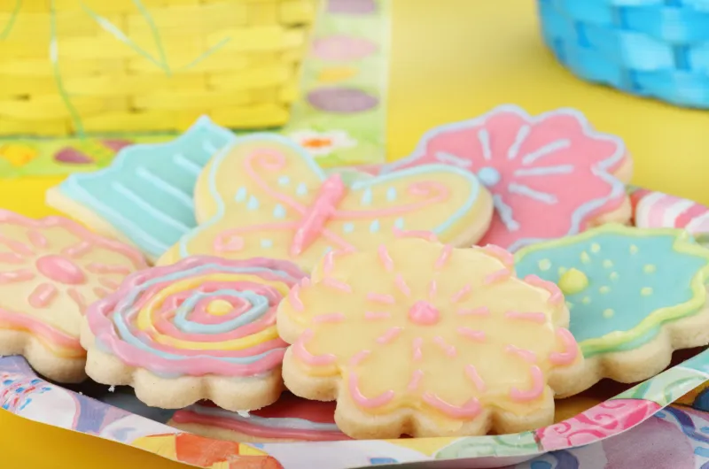 Easter sugar cookies