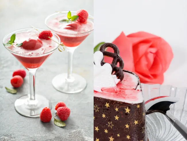 Rose and raspberry fool