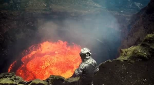 Dump trash into volcanoes