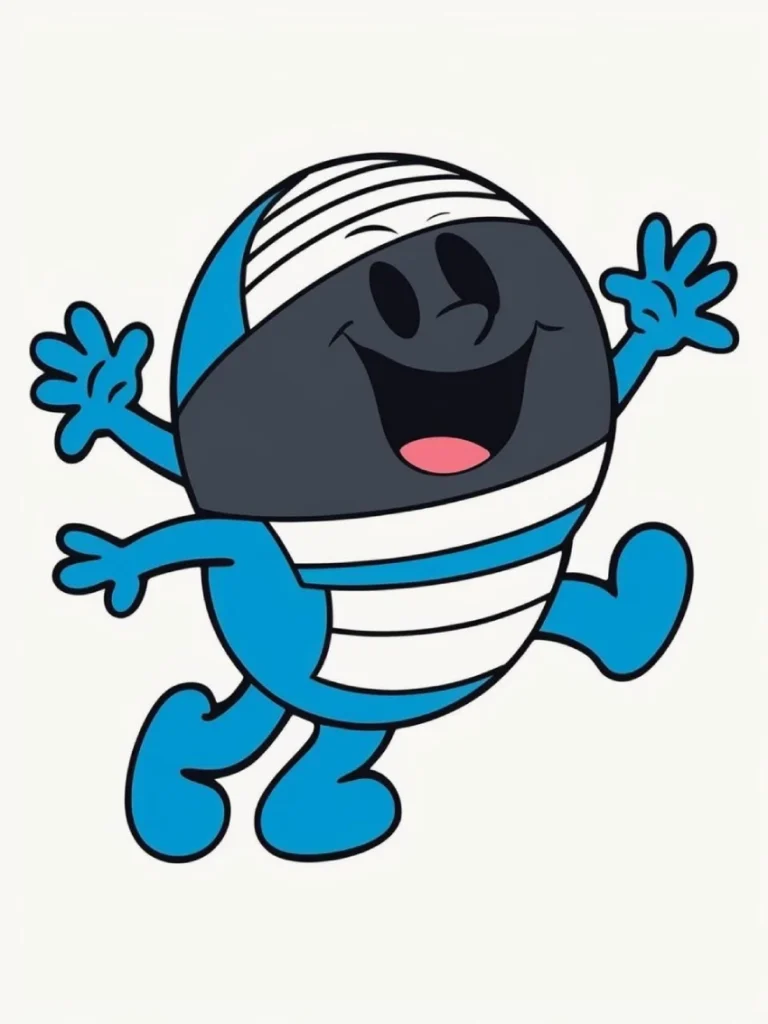 Mr Bump from the Mr. Men series 1