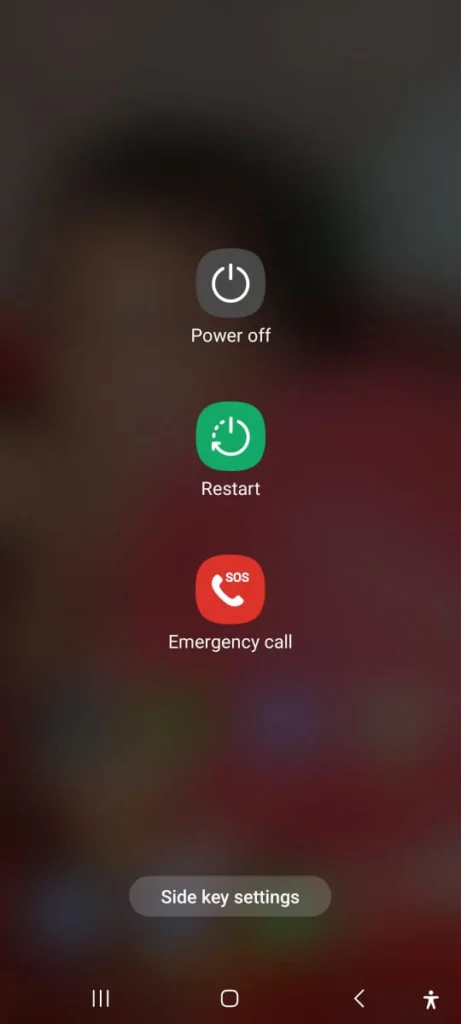 Restart your phone