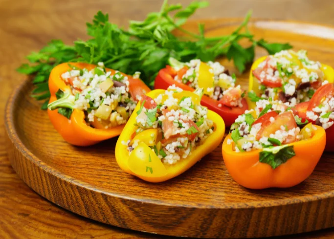 Stuffed bell peppers