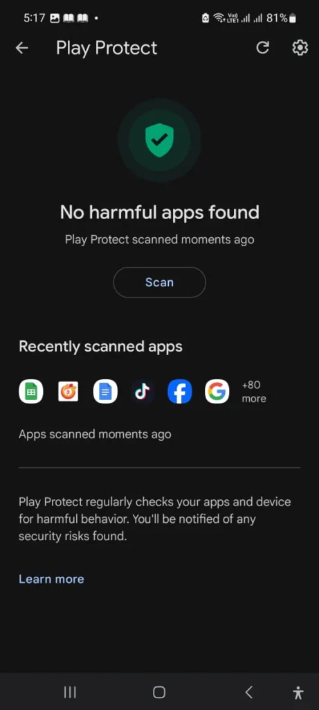 check for malware on your phone