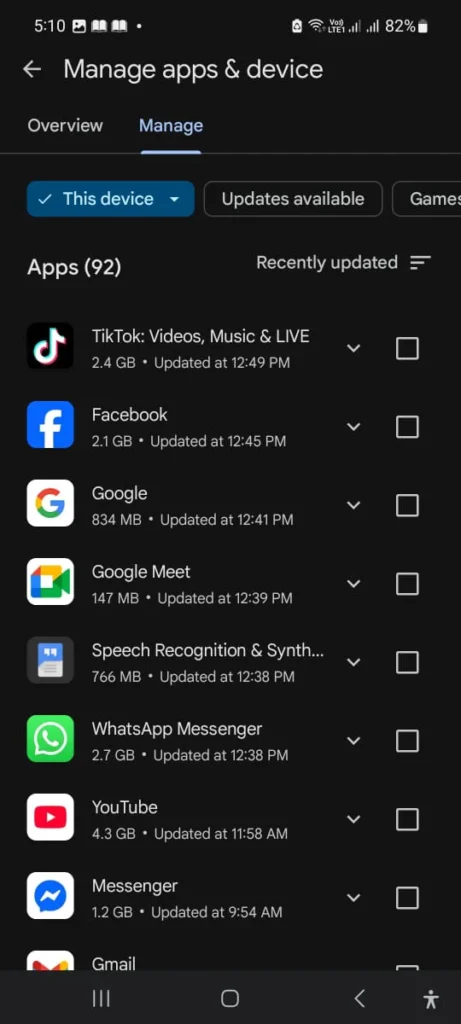 how to uninstall unused apps on my phone