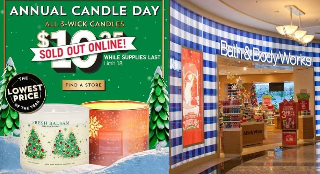 Bath & Body Works Candle Day 2021, Candles are on Sale for 10.25