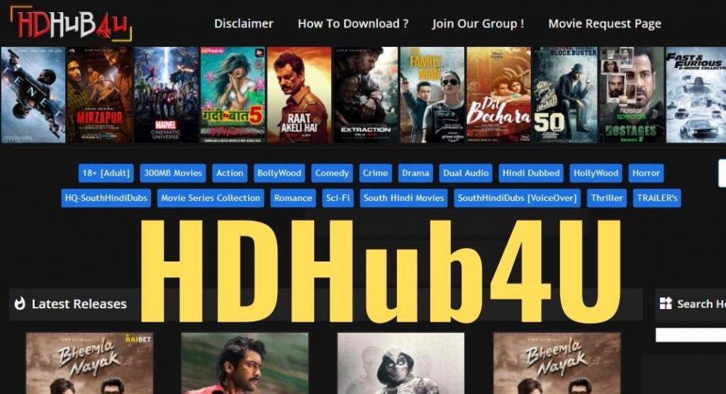 HDhub4u Download Latest Bollywood and Hollywood Movies Free