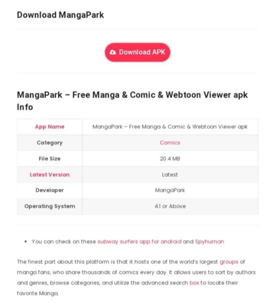 MangaPark App