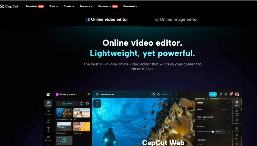 CapCut Online Video Editor